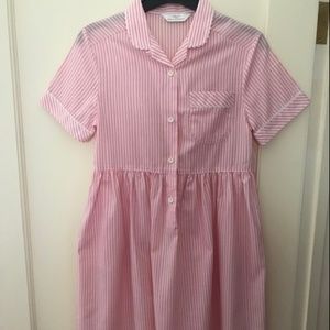 Marks and Spencer Pink Gingham School Girl Dress